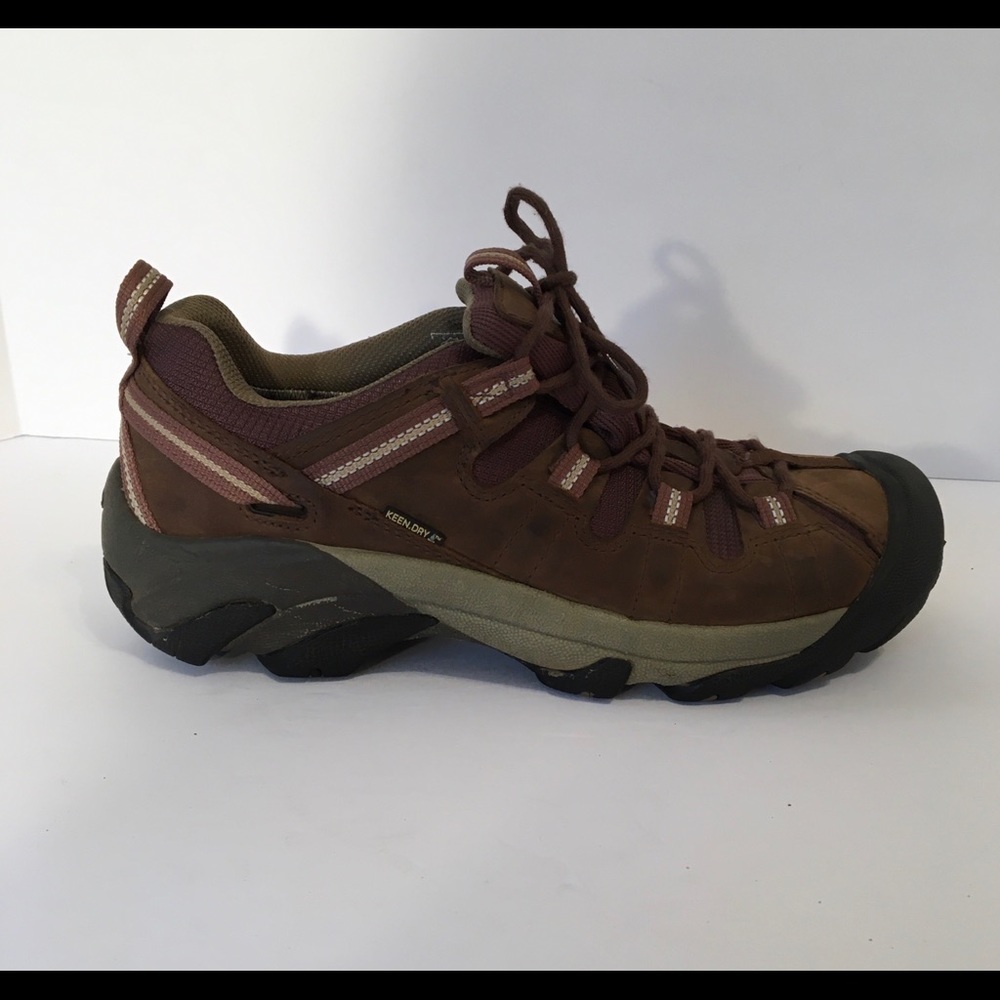 Keen Dry Leather brown Hiking Shoe Size 10 Woman